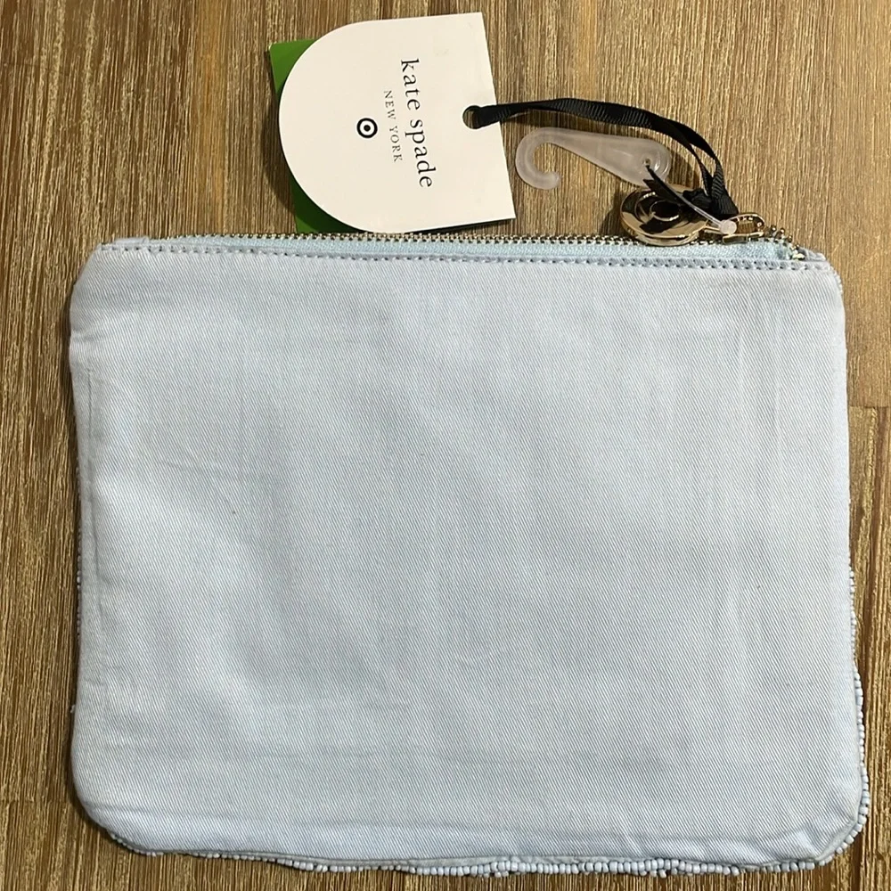 ♠️ kate spade new york x Target- Life of the Party Beaded Clutch Blue/Gr…